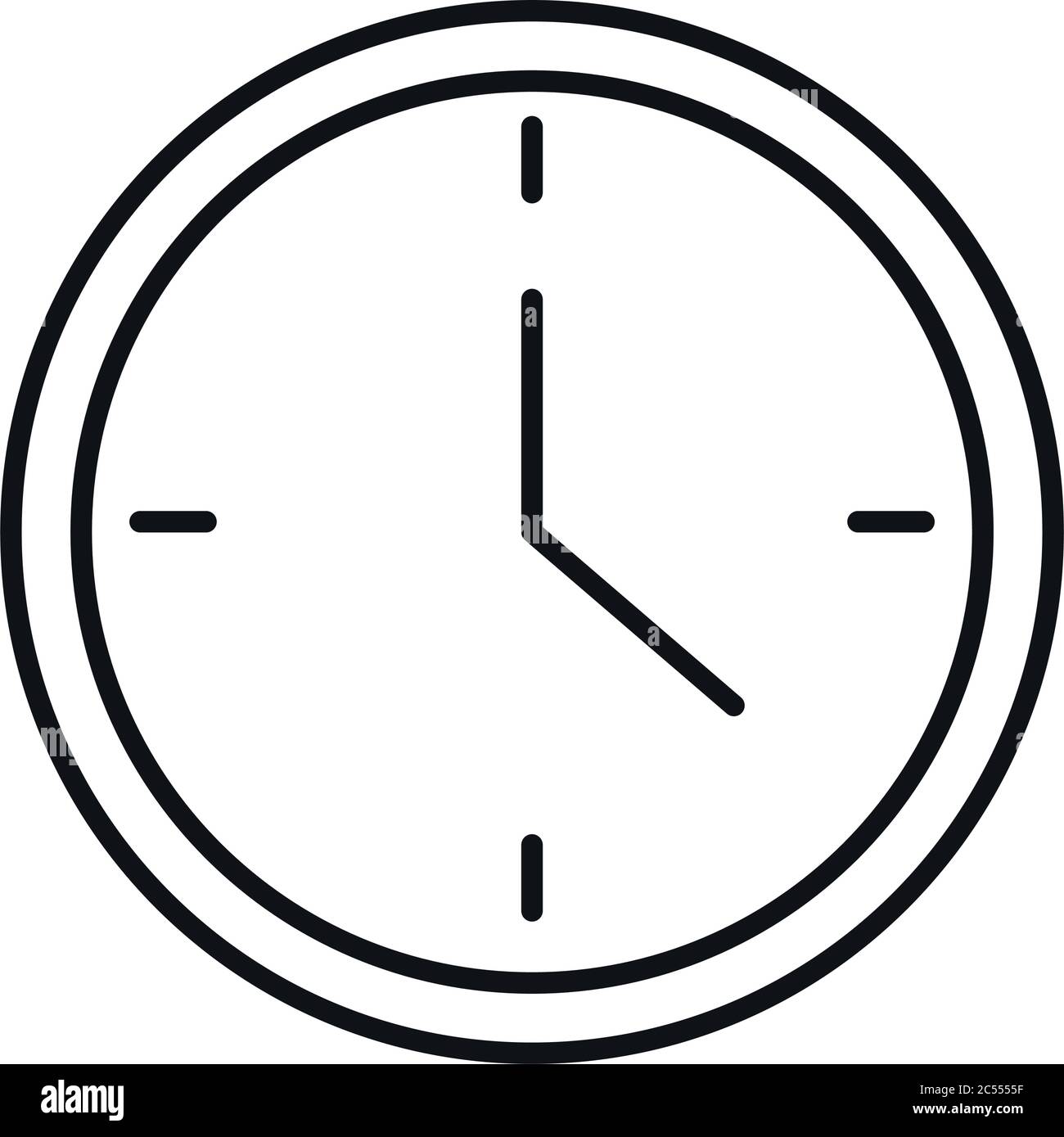 clock time business success line style icon vector illustration Stock ...