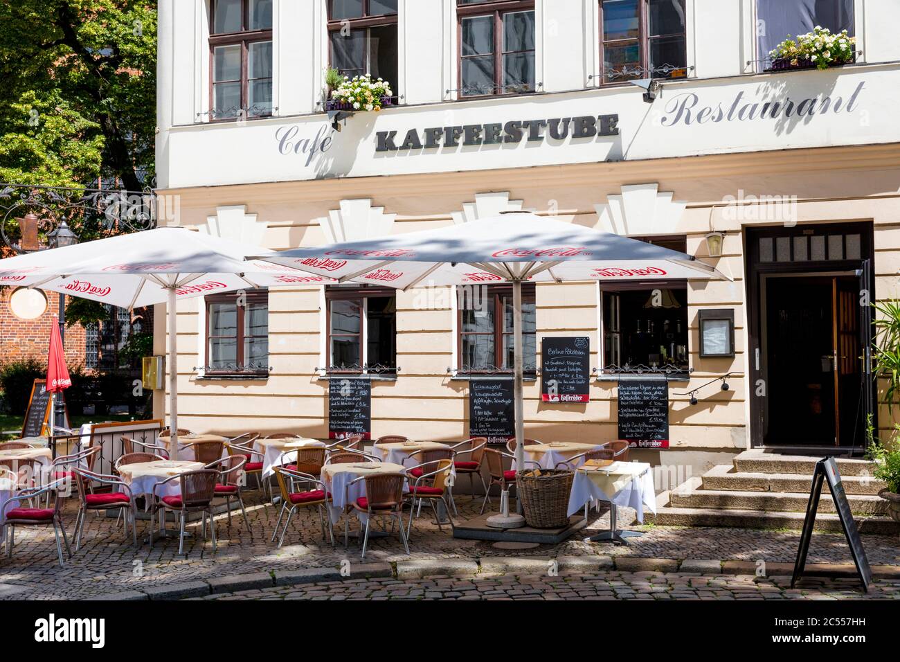 Coffee shop, cafe, restaurant, gastronomy, Nikolaiviertel, Berlin Mitte, Berlin, Germany Stock Photo