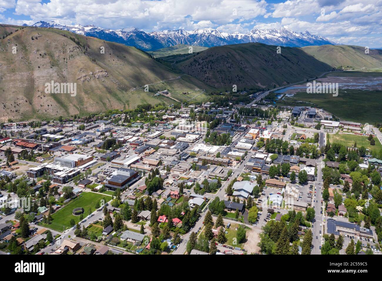 Jackson wyoming downtown hi-res stock photography and images - Alamy