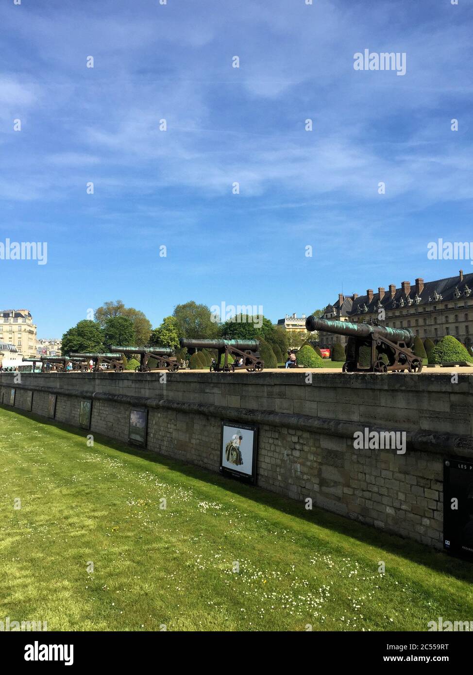 Hotel des Invalides in Paris Stock Photo
