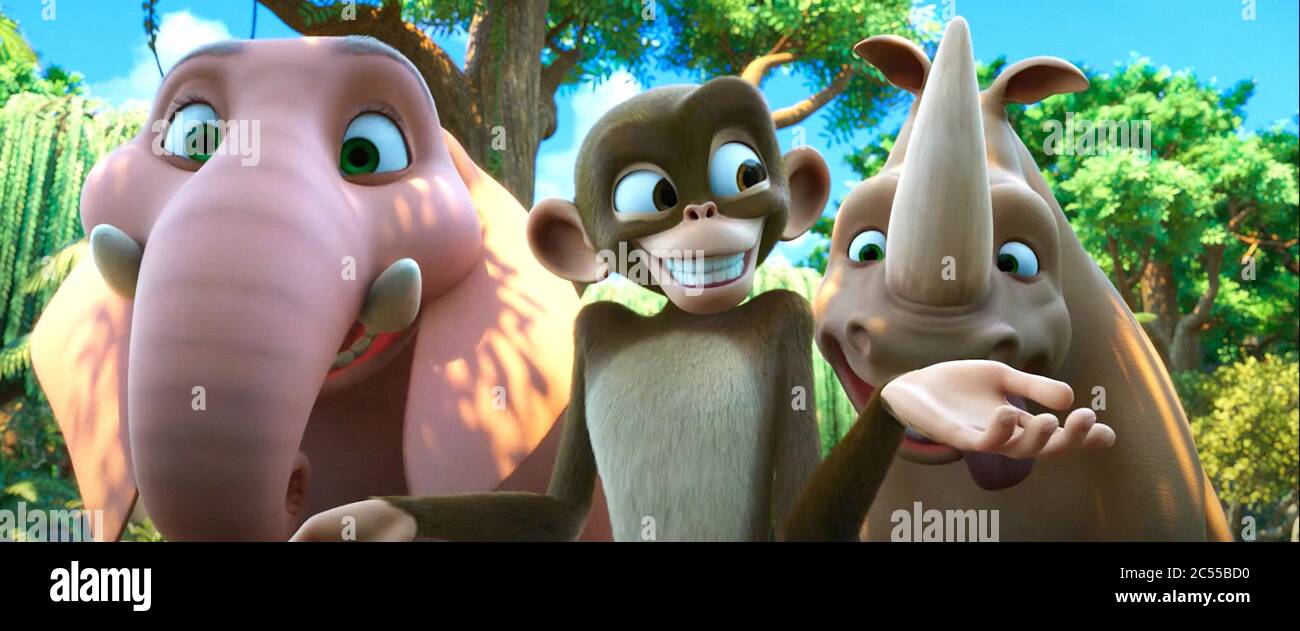 JUNGLE BEAT THE MOVIE, from left Trunk (voice Ina Marie Smith