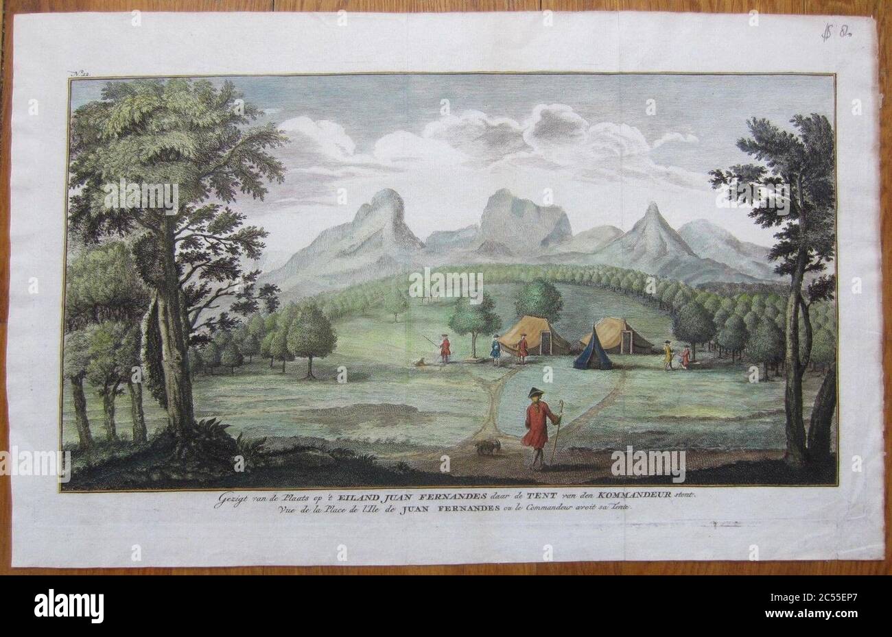Isla de Juan Fernandez 1740 Stock Photo Alamy