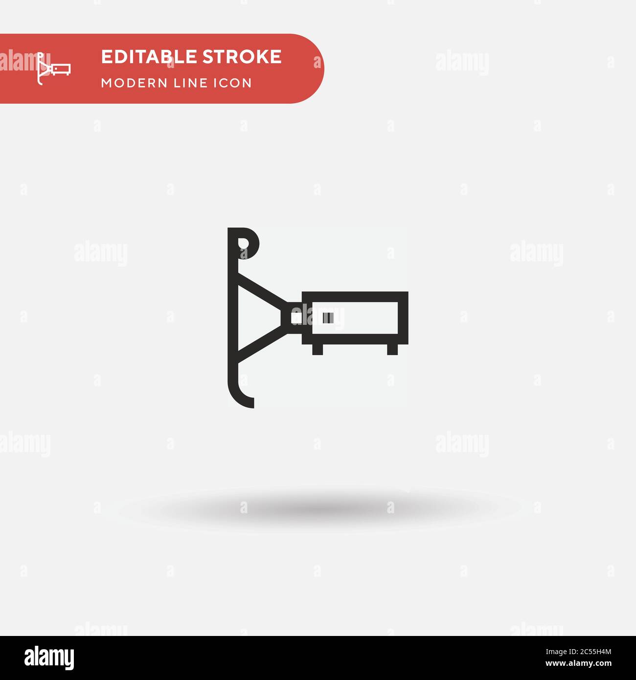 Projector Simple vector icon. Illustration symbol design template for ...