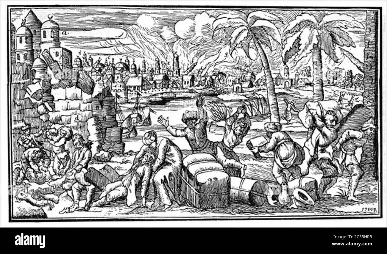 Istanbul earthquake 1754 Stock Photo Alamy