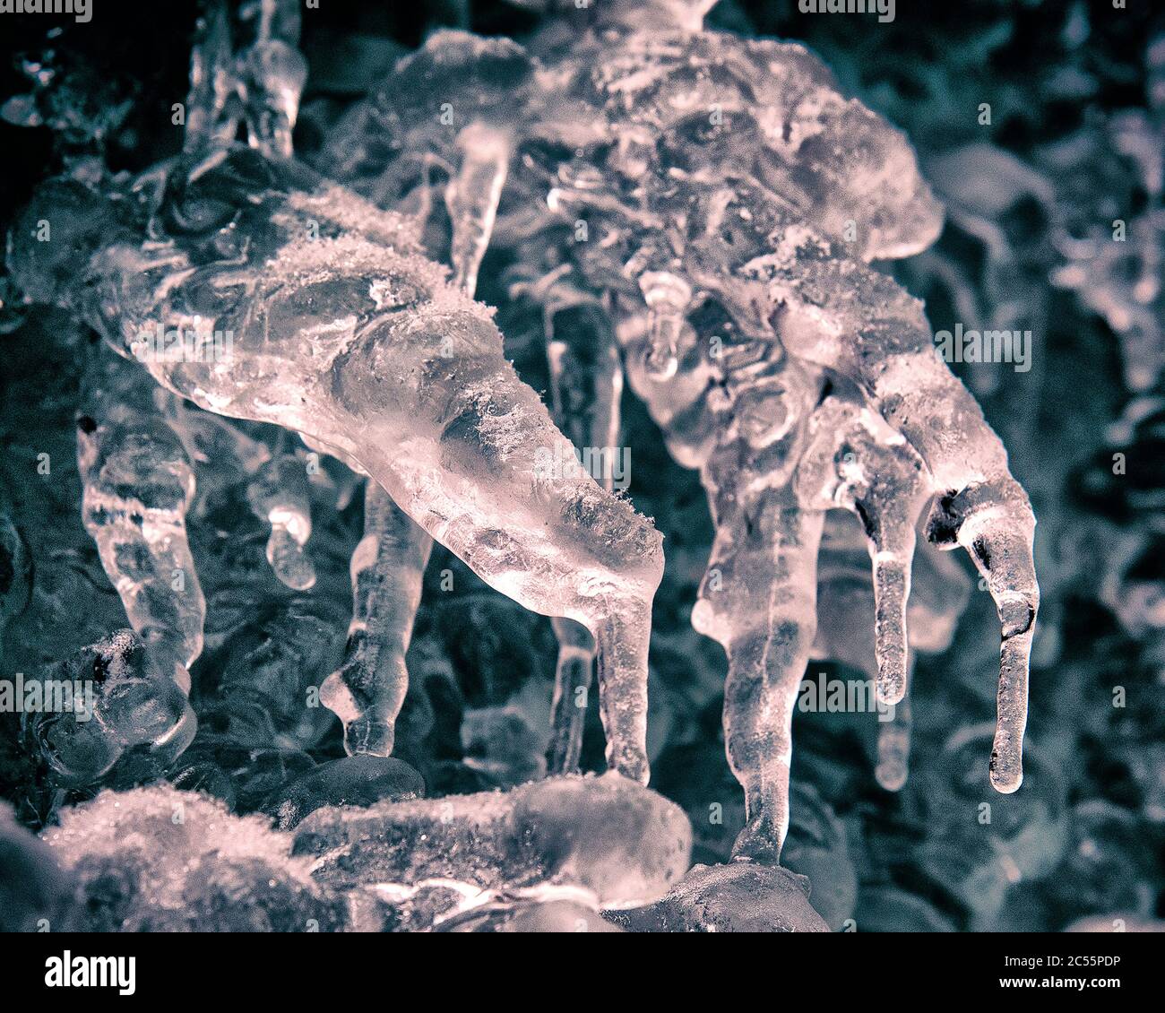 Abstract Ice Formation Stock Photo - Alamy