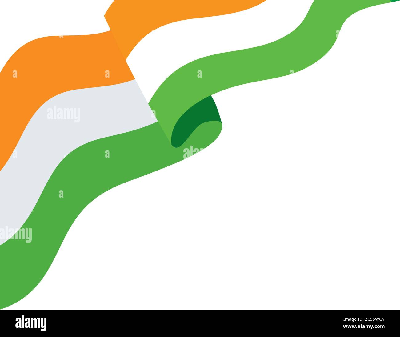 india flag, the national flag of india on white background Stock Vector  Image & Art - Alamy