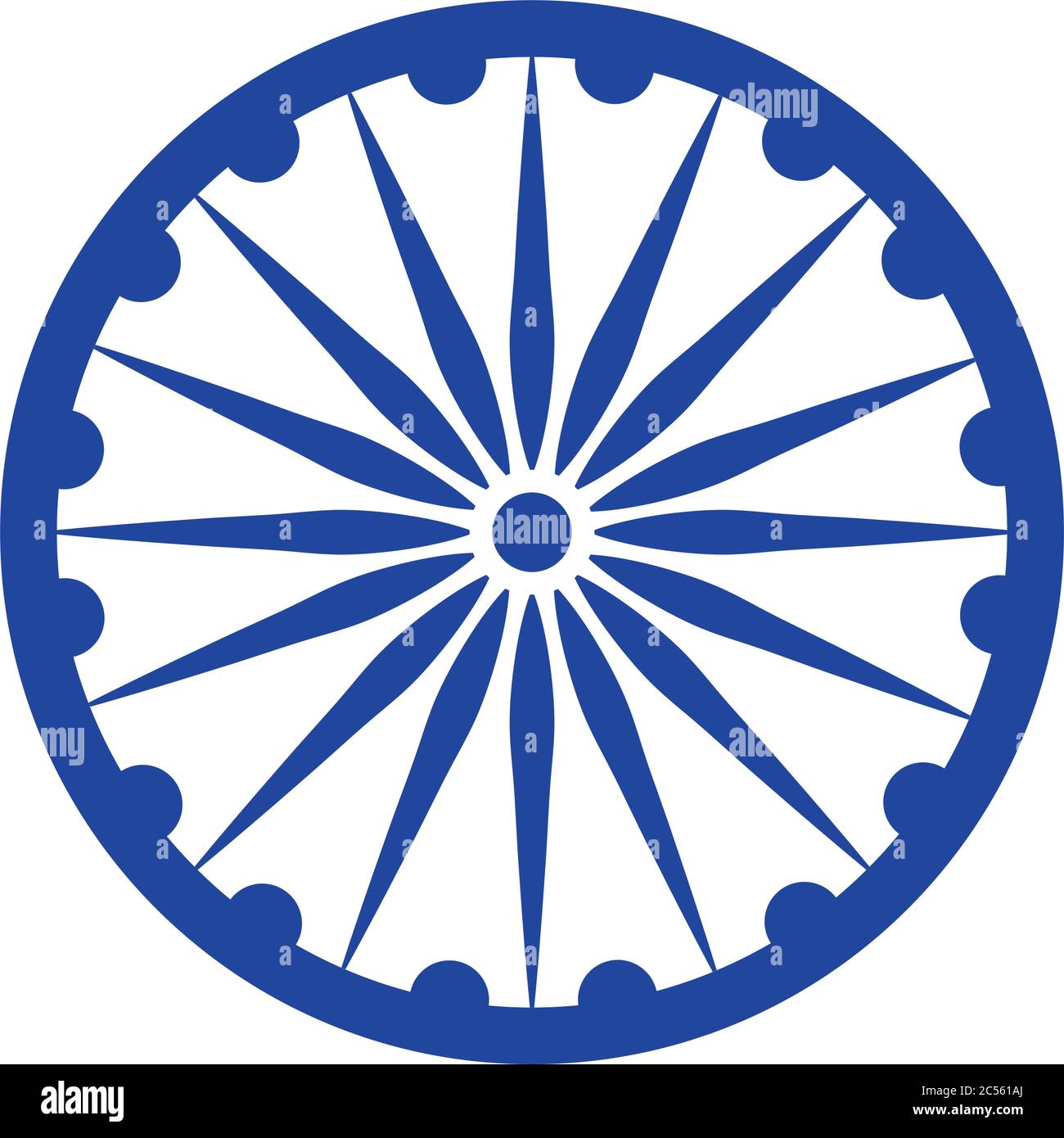 blue ashoka wheel indian symbol, ashoka chakra Stock Vector Image & Art