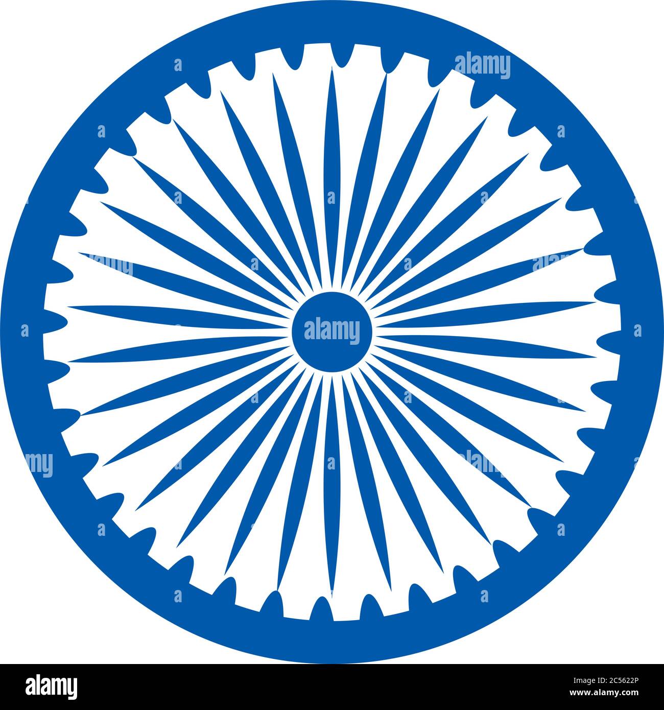 blue ashoka wheel indian symbol, ashoka chakra Stock Vector Image & Art Alamy