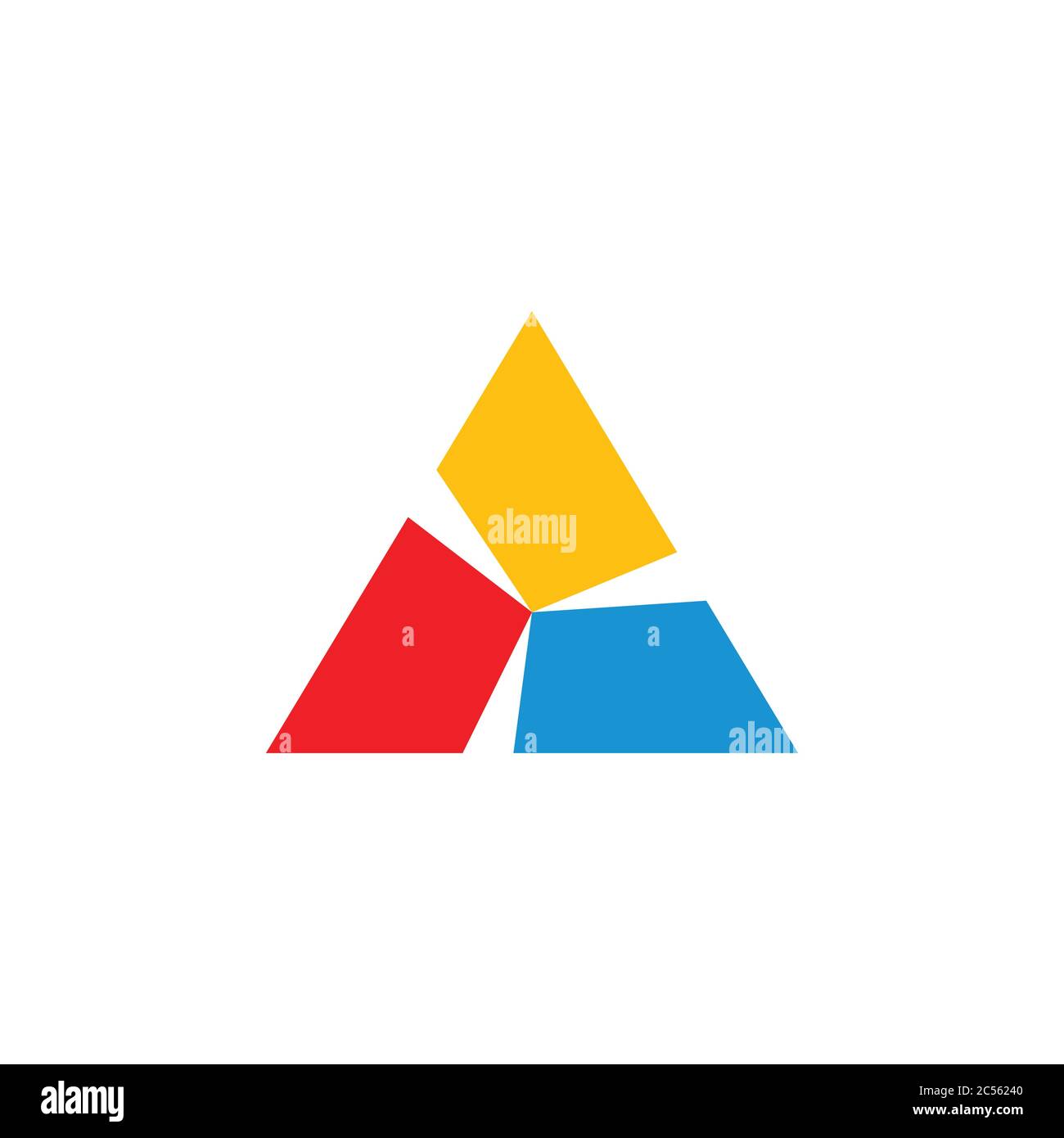 triangle geometric colorful design logo vector Stock Vector Image & Art ...