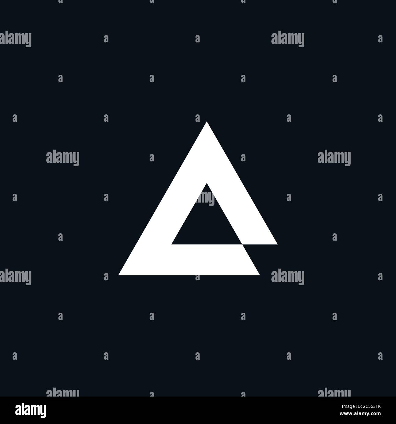 letter a simple geometric line logo vector Stock Vector Image & Art - Alamy