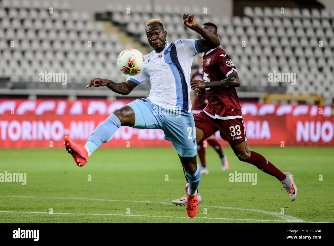 Felipe Caicedo Lazio In Action During The Serie A Football Match Torino Fc Vs Lazio Lazio Won 1 2 At Stadio Olimpico Grande Torino In Turin Italy Stock Photo Alamy