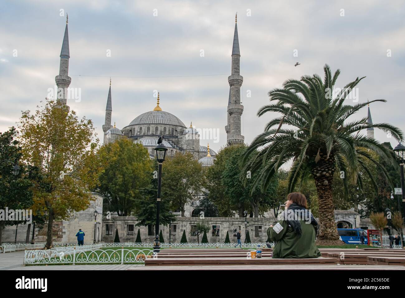 PANORAMIC VIEW ARCHITECTURE FROM BLUE MOSQUE , ISTANBUL, TURKEY 2019 ...