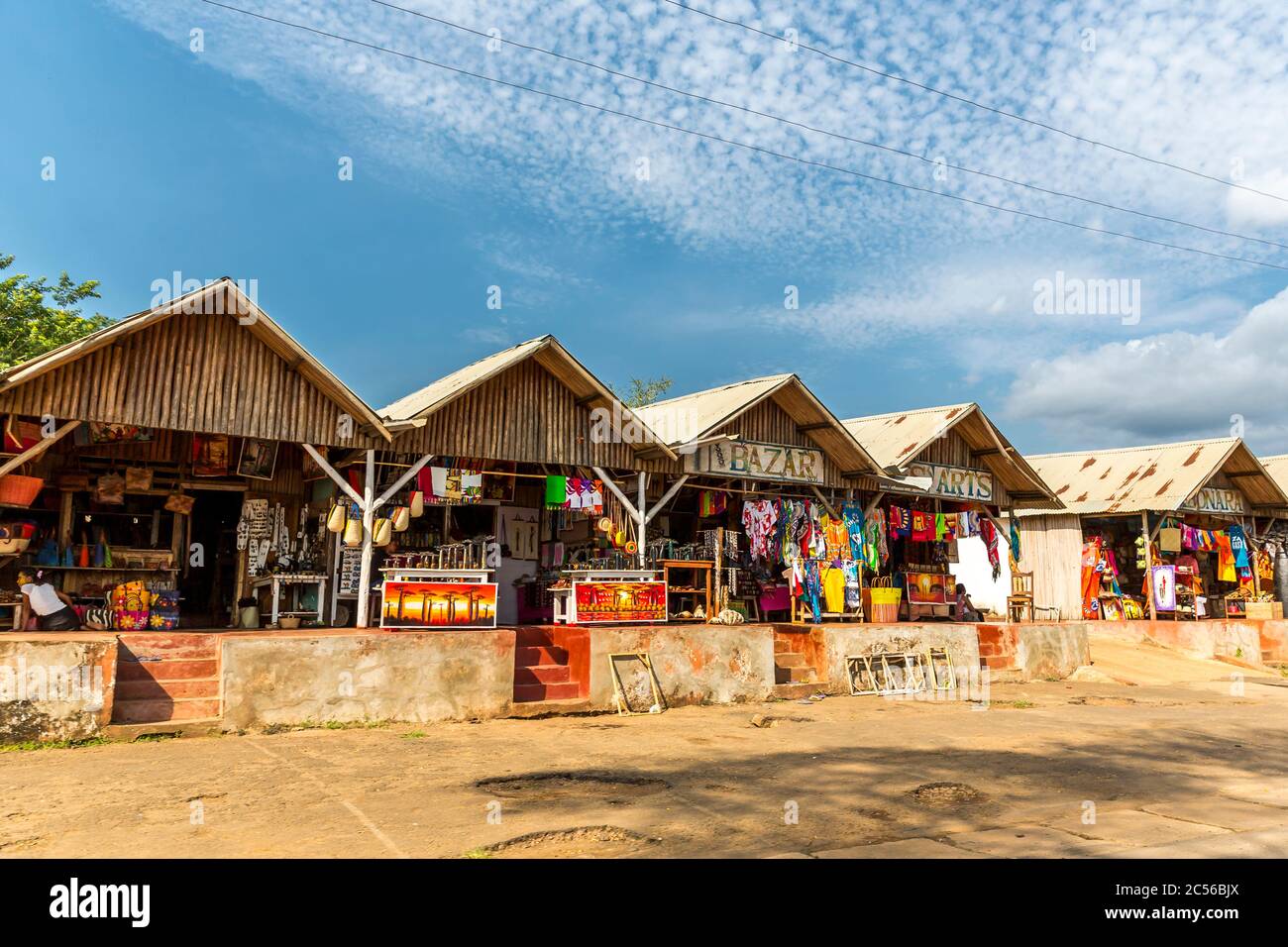 Bazaar, Hell-Ville, Andoany, Nosy Bé Island, Madagascar, Africa Stock Photo