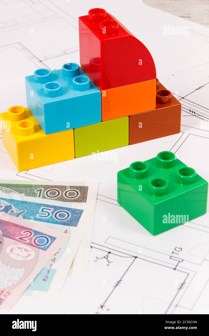 plastic toy money