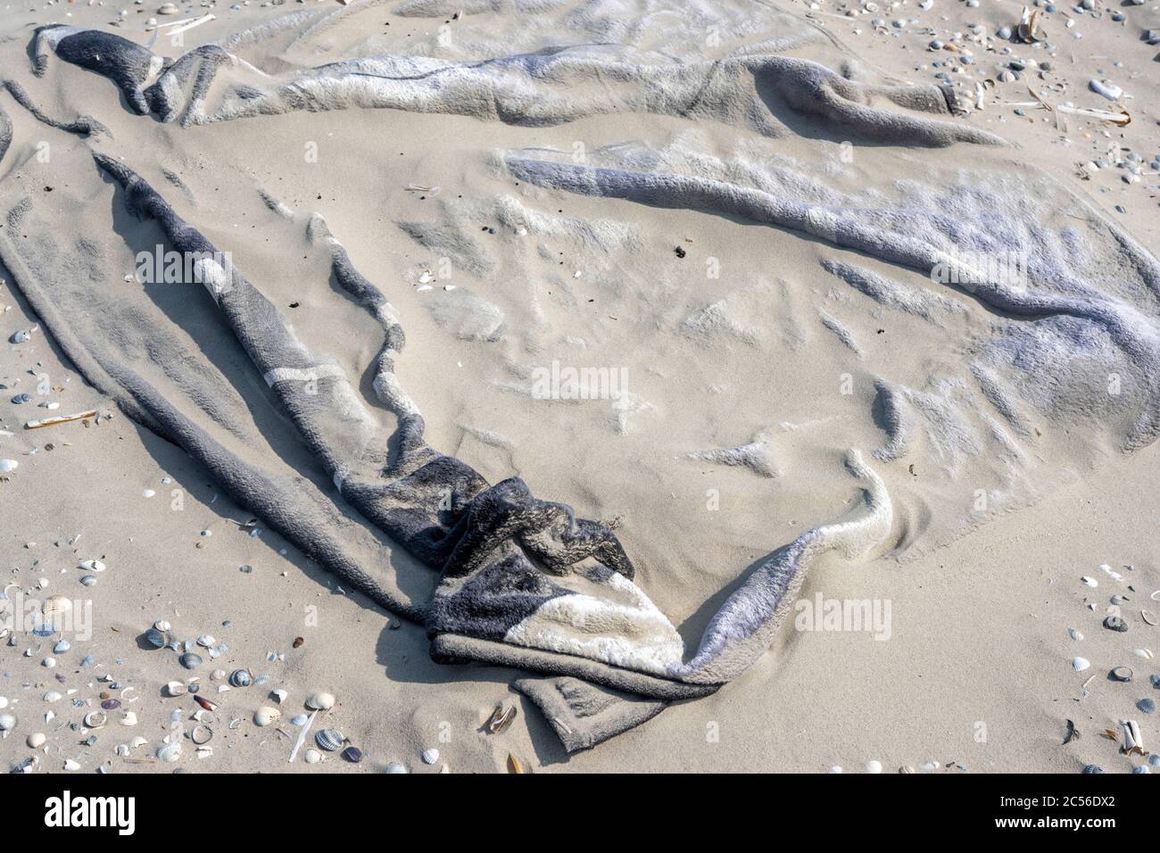 Germany, Lower Saxony, East Frisia, Juist, washed up beach goods. Stock Photo