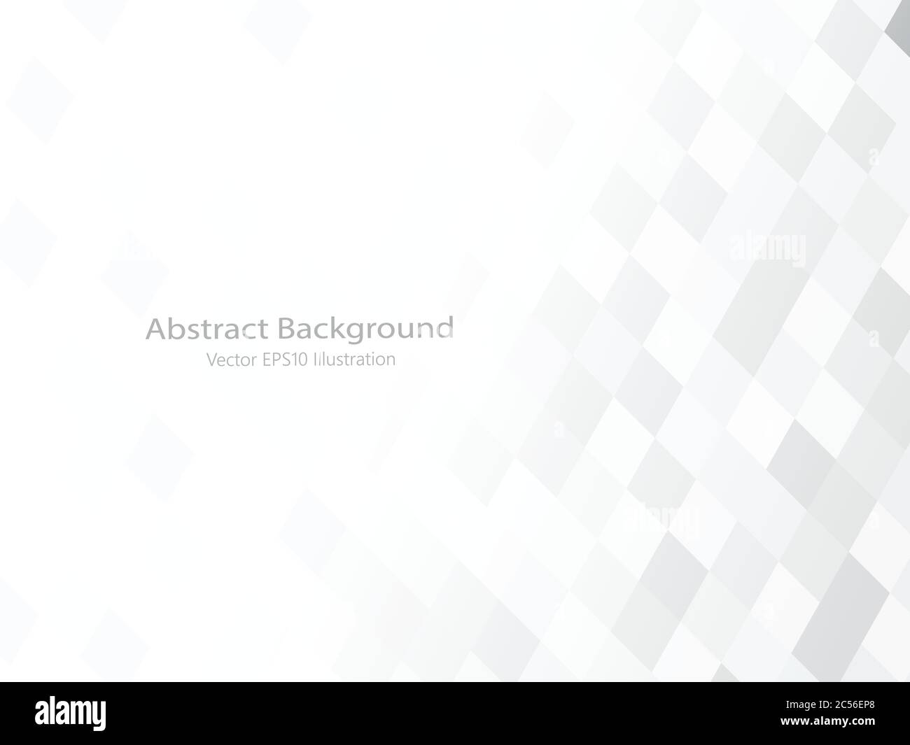 Abstract geometric or isometric white and gray polygon or low poly ...
