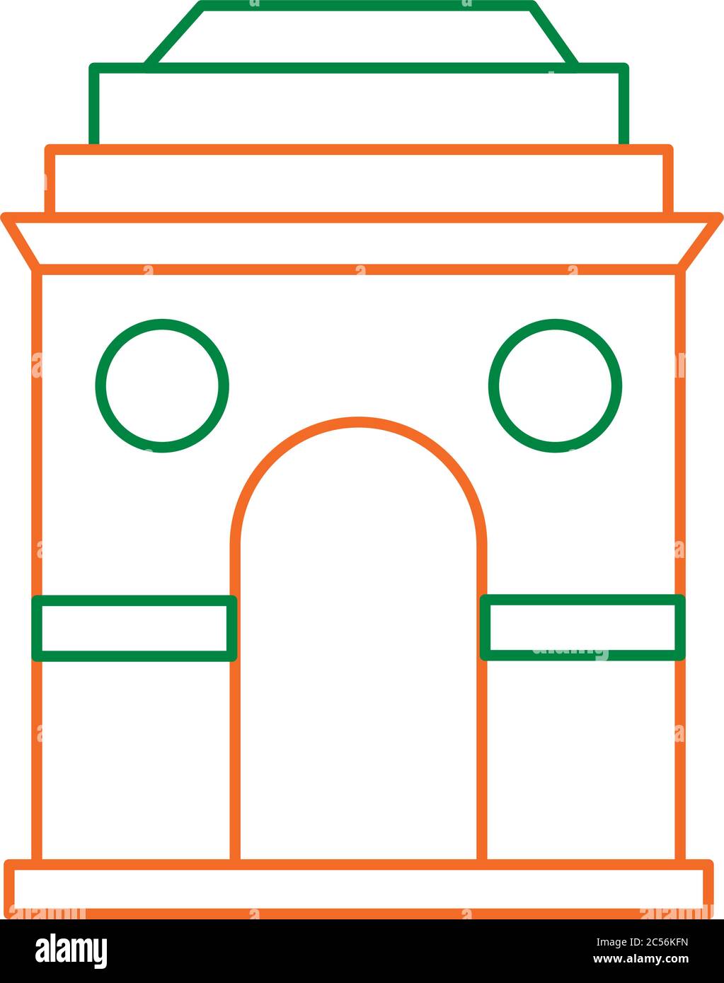 mosque arch line style icon vector illustration design Stock Vector
