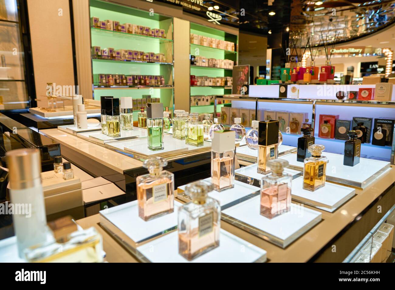 BERLIN, GERMANY - CIRCA SEPTEMBER, 2019: range of Chanel perfumes as seen  at the Kaufhaus des Westens (KaDeWe) department store in Berlin Stock Photo  - Alamy