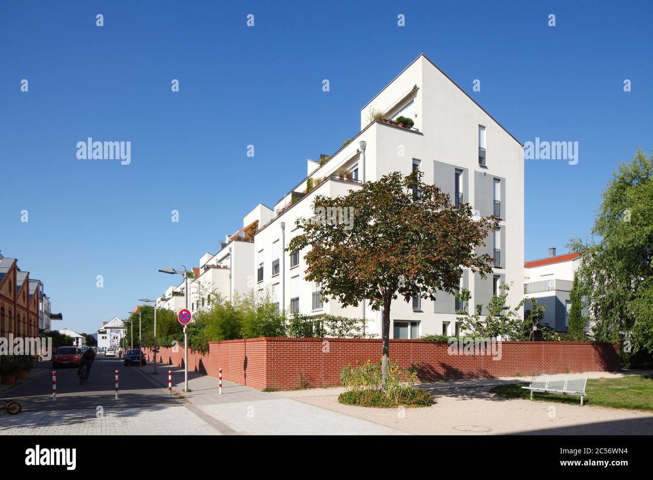 Modern apartment buildings, Quartier am Turm, Rohrbach town, Heidelberg