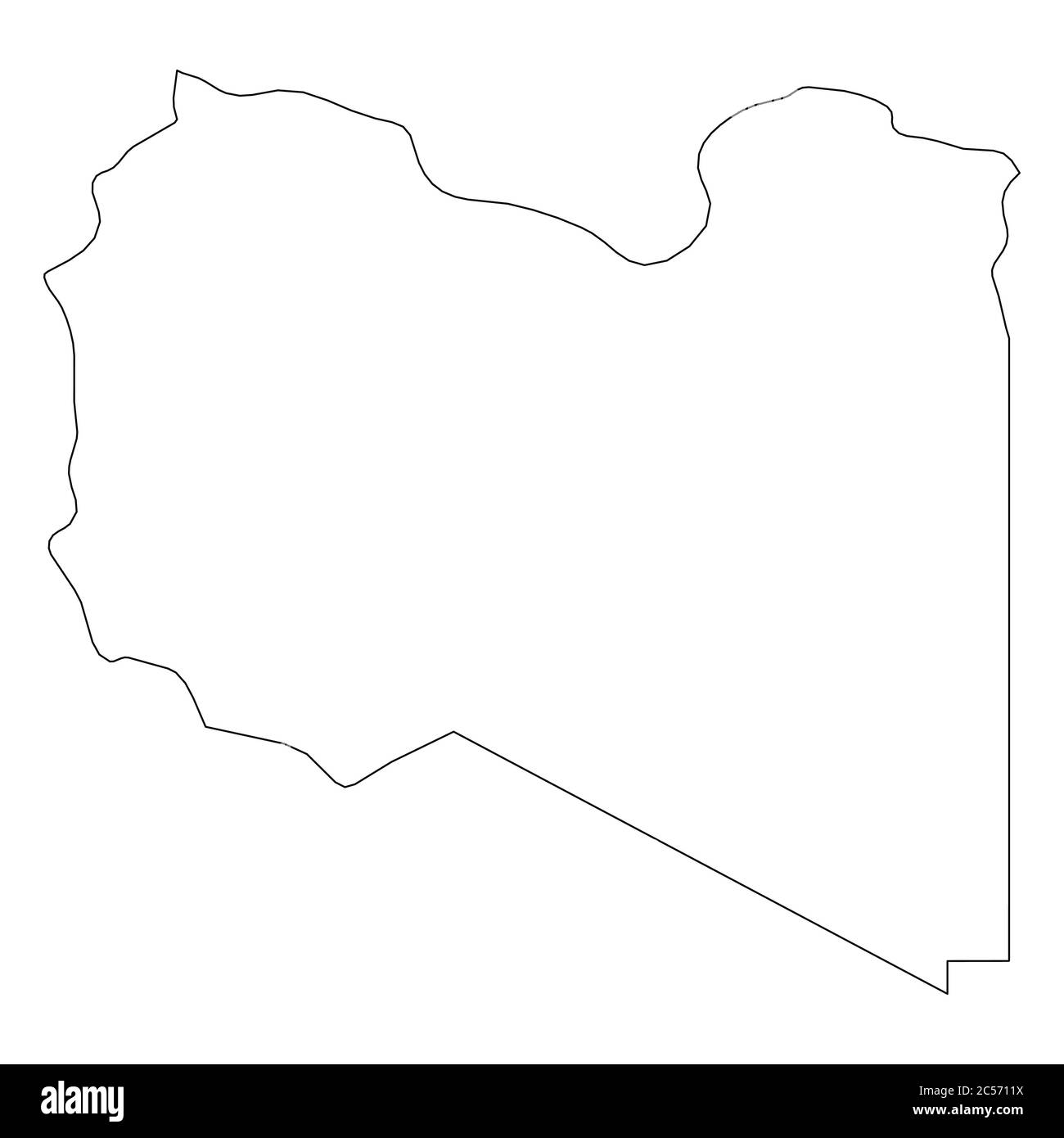 Libyan map Black and White Stock Photos & Images - Alamy