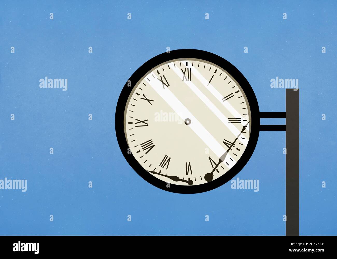 Broken clock illustration hires stock photography and images Alamy