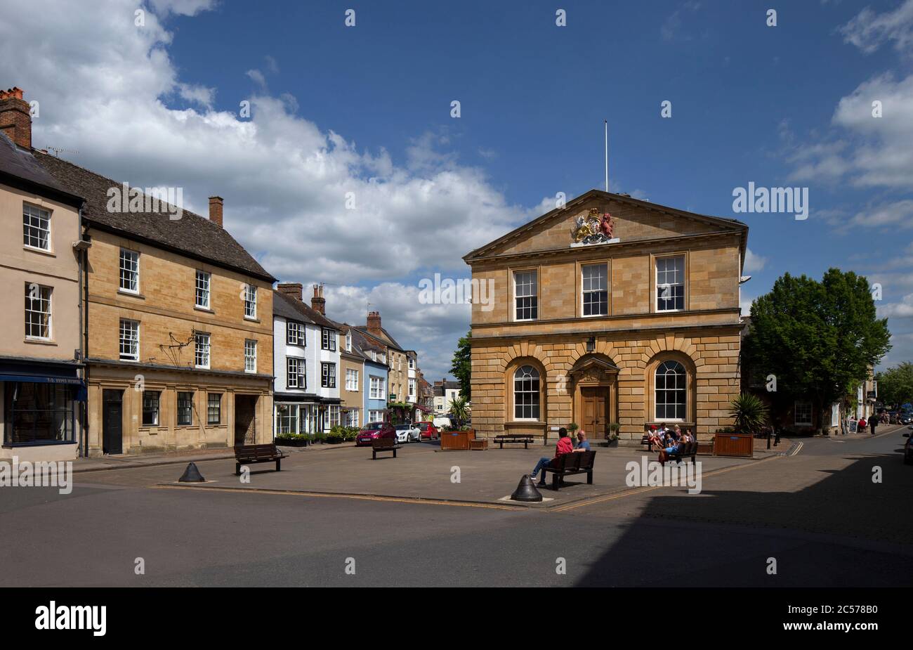 Town Hall in Market Squire,Woodstock,England Stock Photo