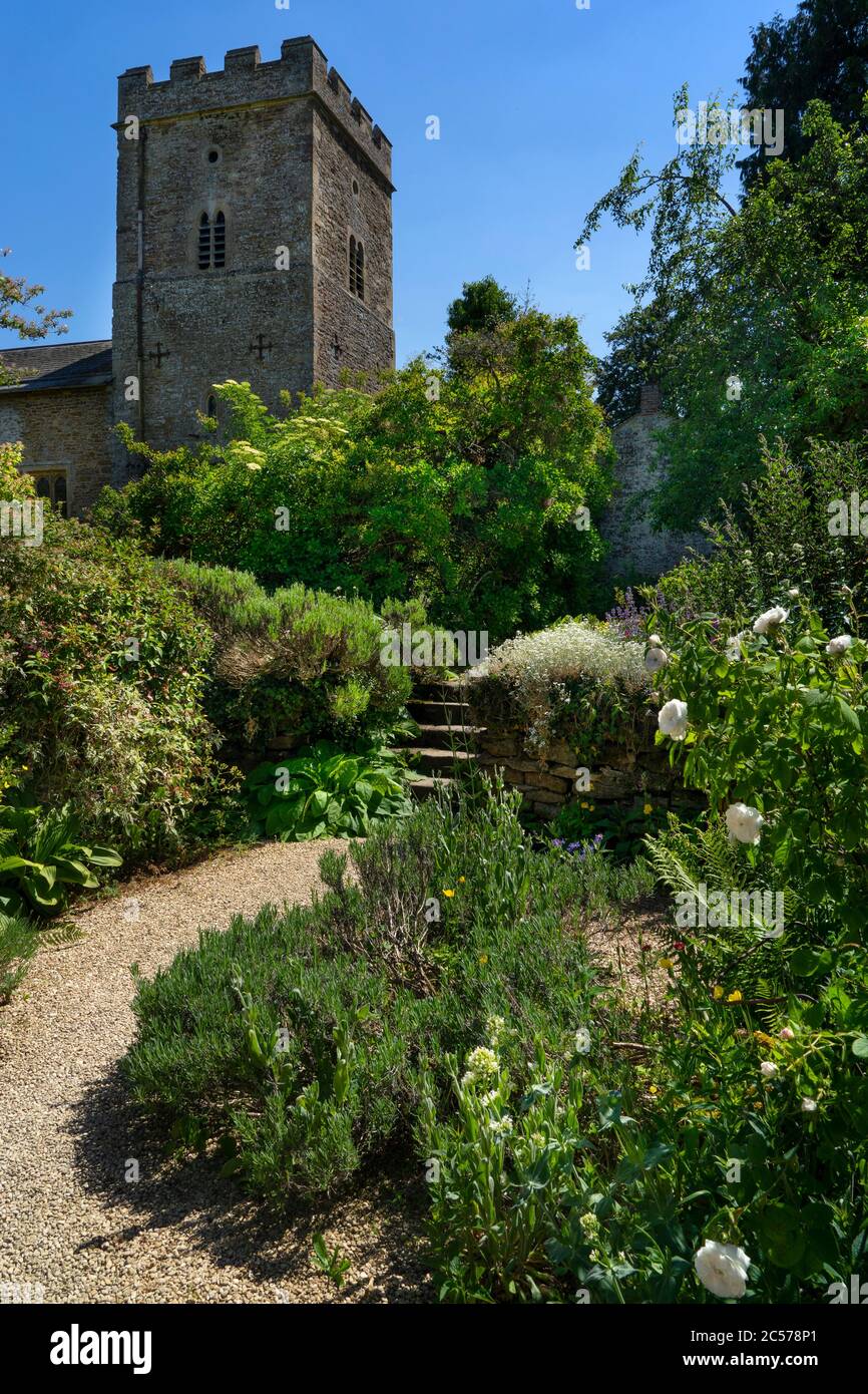 Rousham House and Gardens,Oxfordshire,England Stock Photo