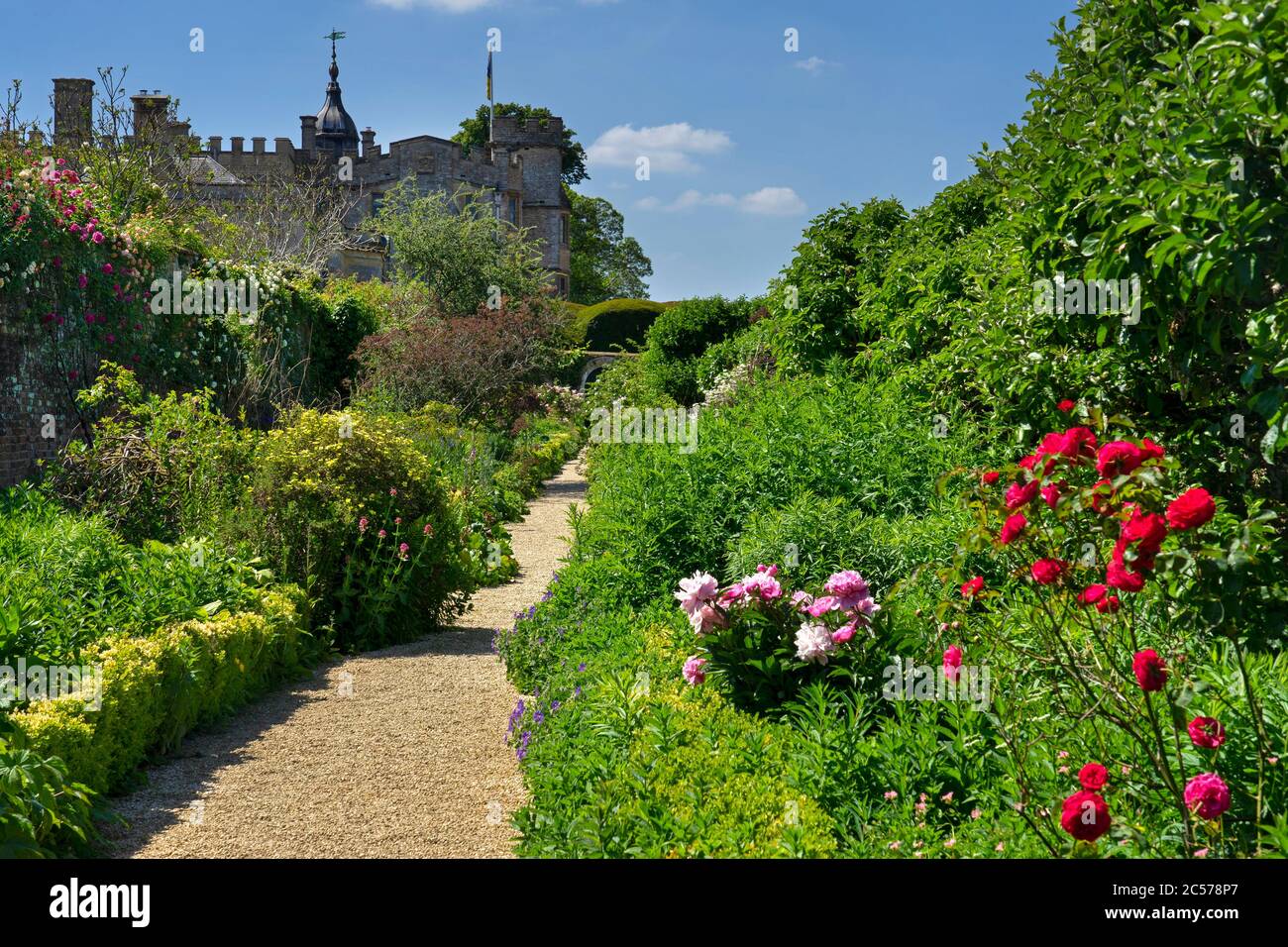 Rousham House and Gardens,Oxfordshire,England Stock Photo