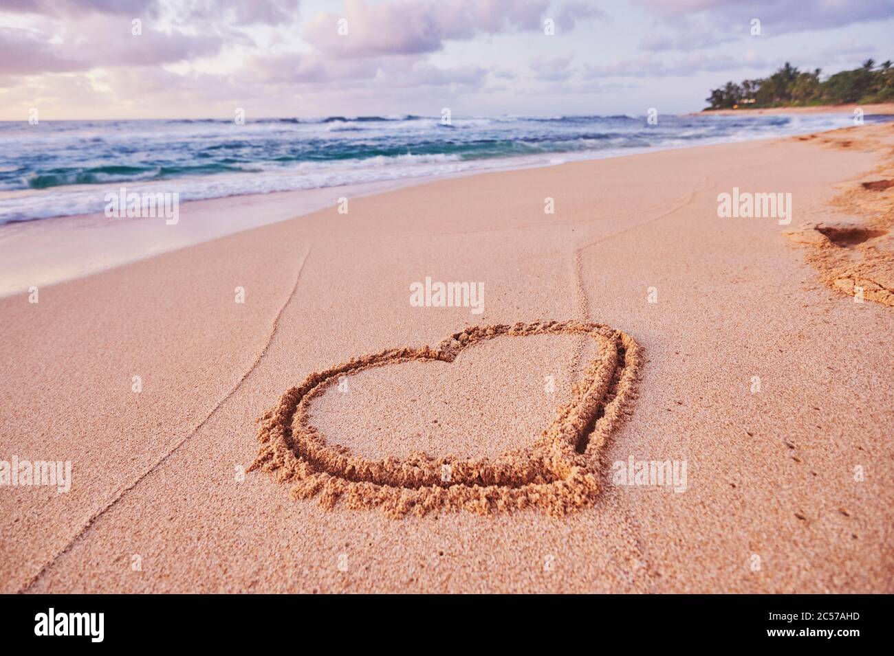 Heart on the Beach