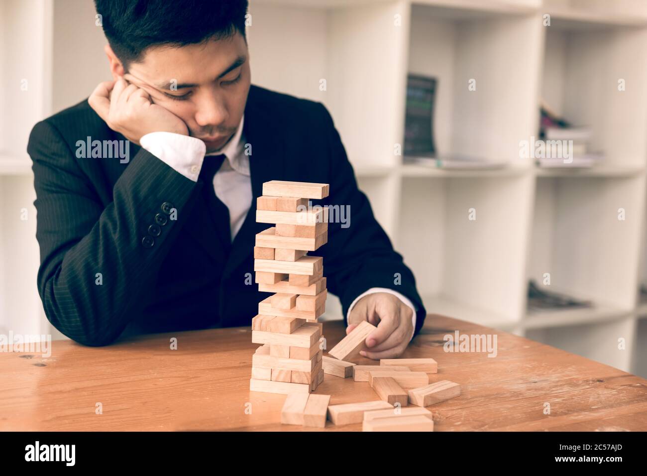 Business men are exhausted Stock Photo Alamy
