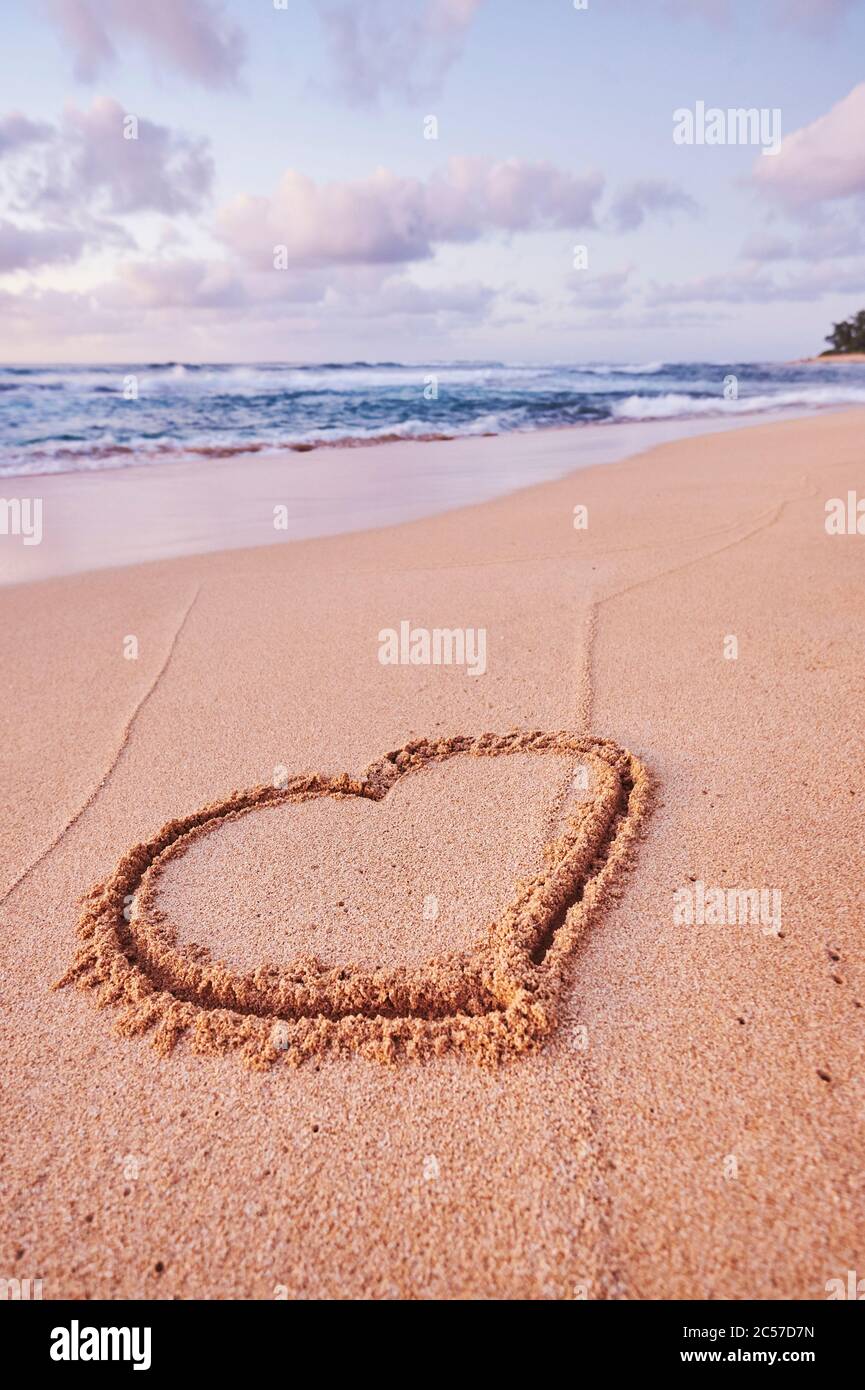 Heart on the Beach