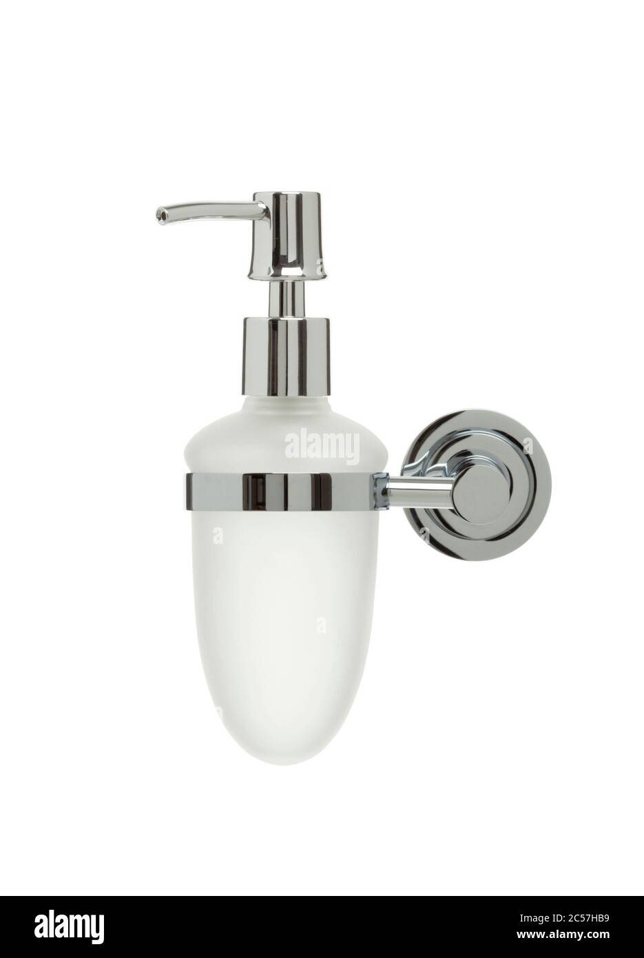 https://c8.alamy.com/comp/2C57HB9/frosted-glass-liquid-soap-dispenser-in-chrome-plated-holder-isolated-on-white-background-2C57HB9.jpg