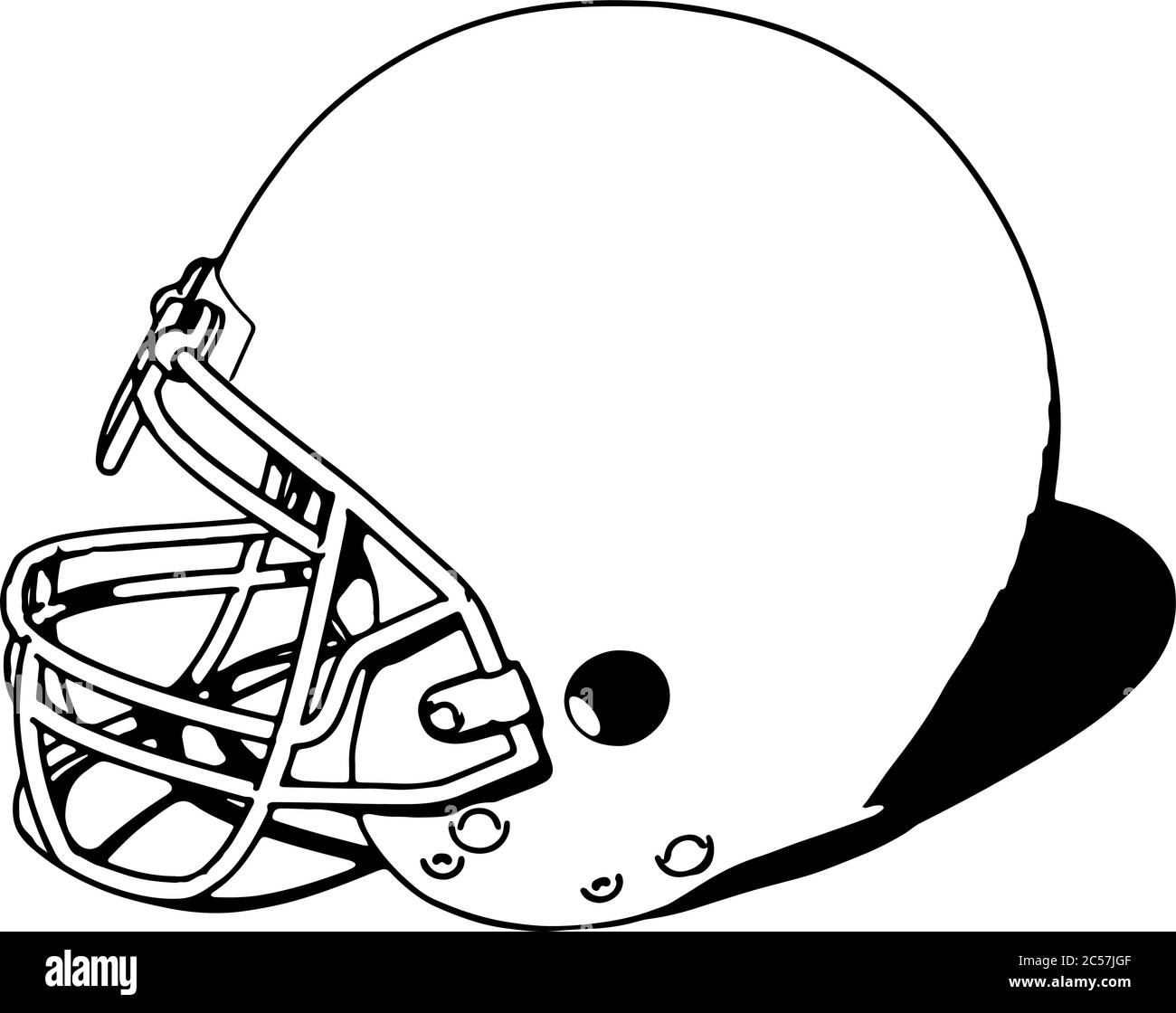 sketch american football helmet vector Stock Vector Image & Art - Alamy