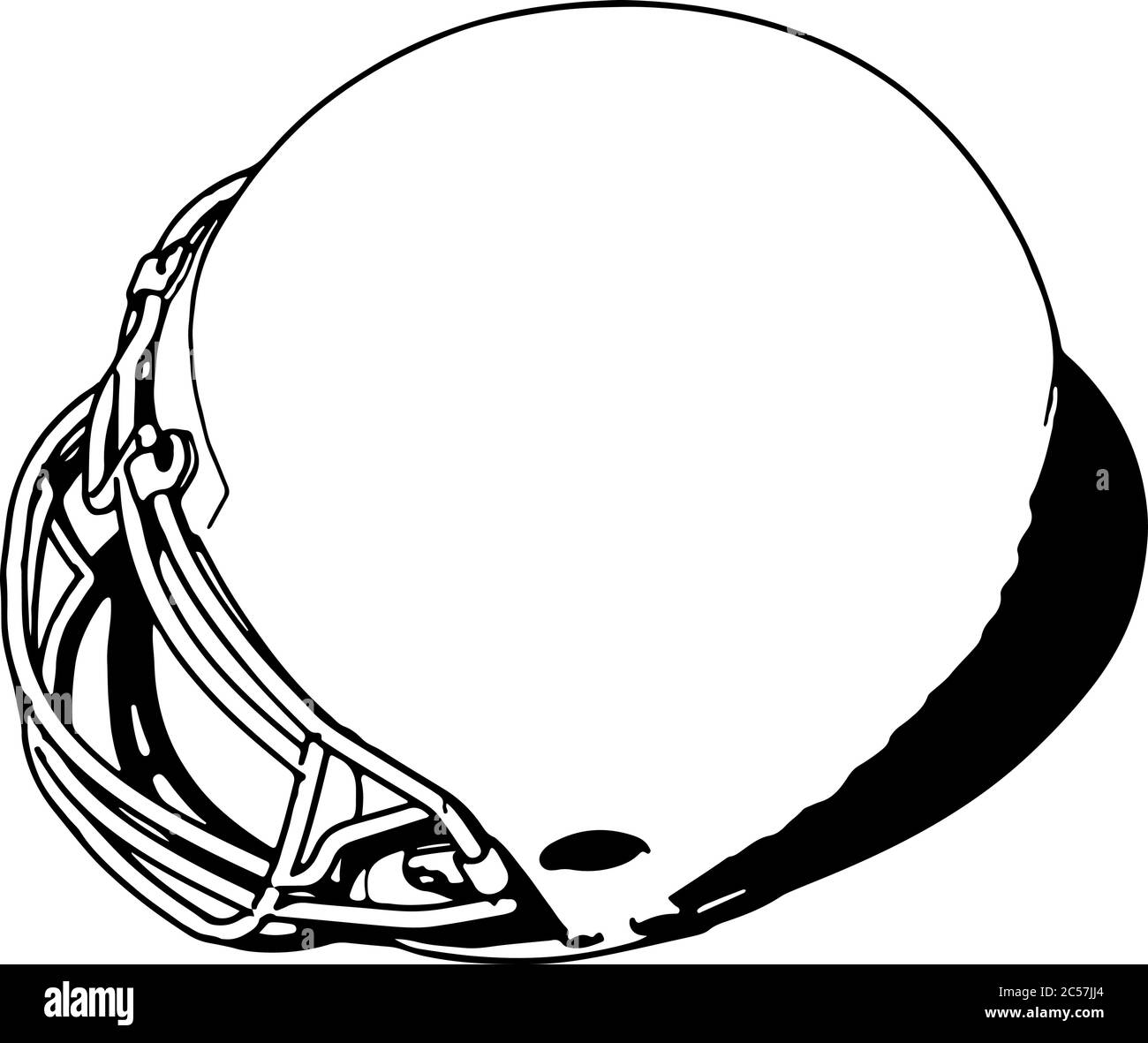 sketch american football helmet vector Stock Vector Image & Art Alamy