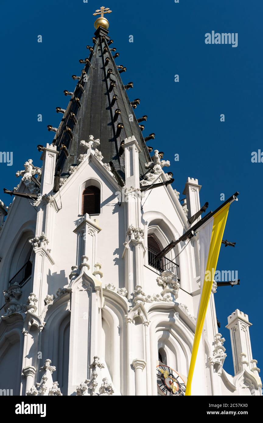 Basilica of the Birth of the Virgin Mary in Mariazell (Austria). This ...