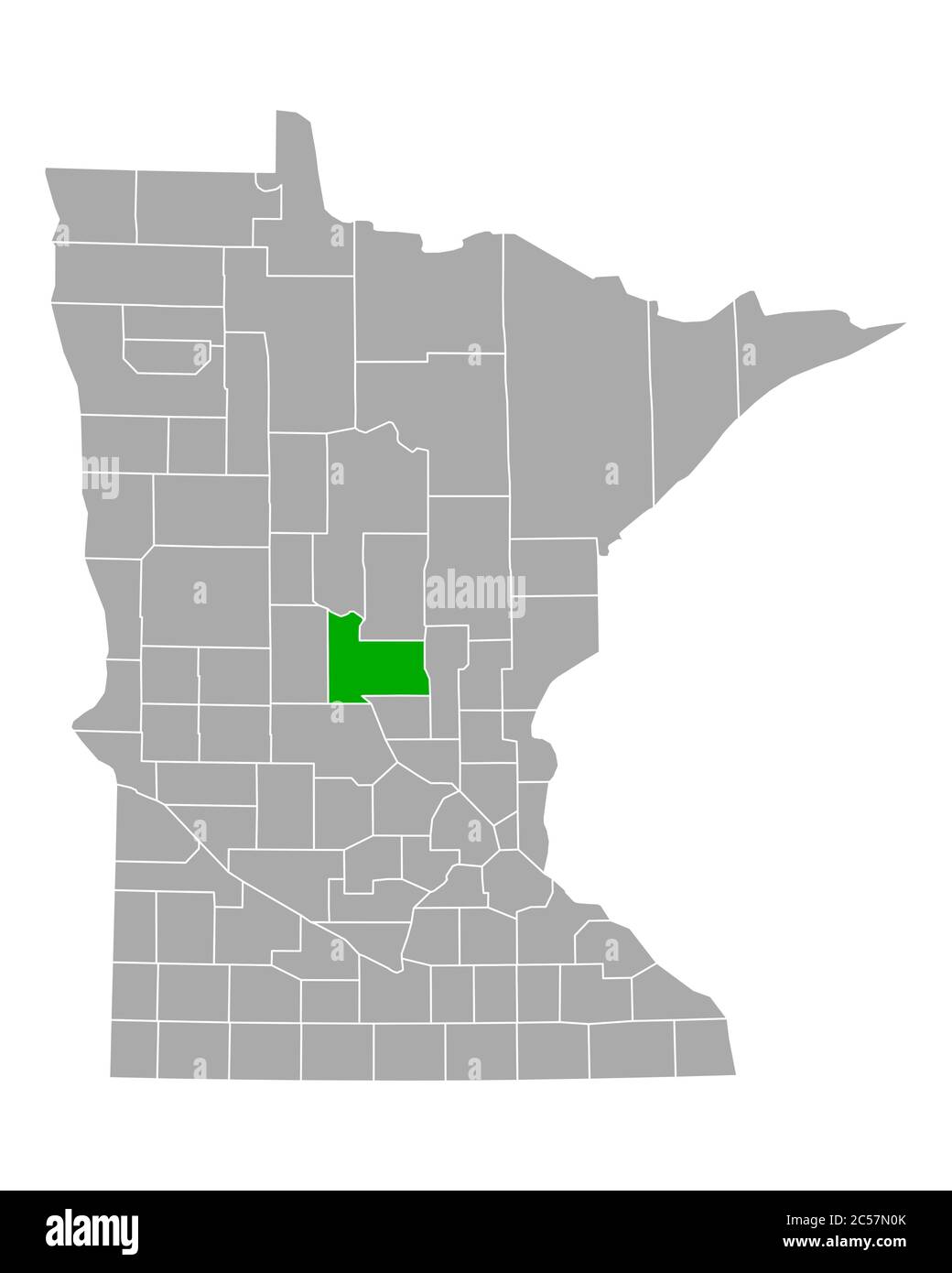 Map of Morrison in Minnesota Stock Photo Alamy