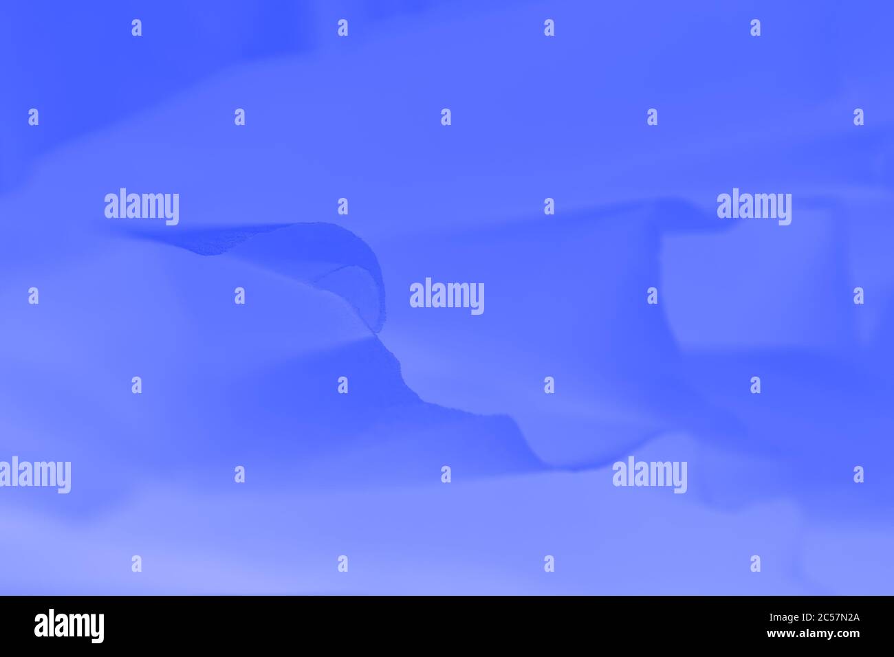 Blue gradient abstract background, wrapping soft paper Stock Photo