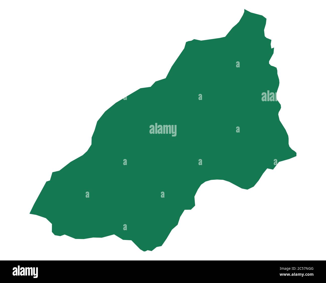 Map of Tumbes Stock Photo