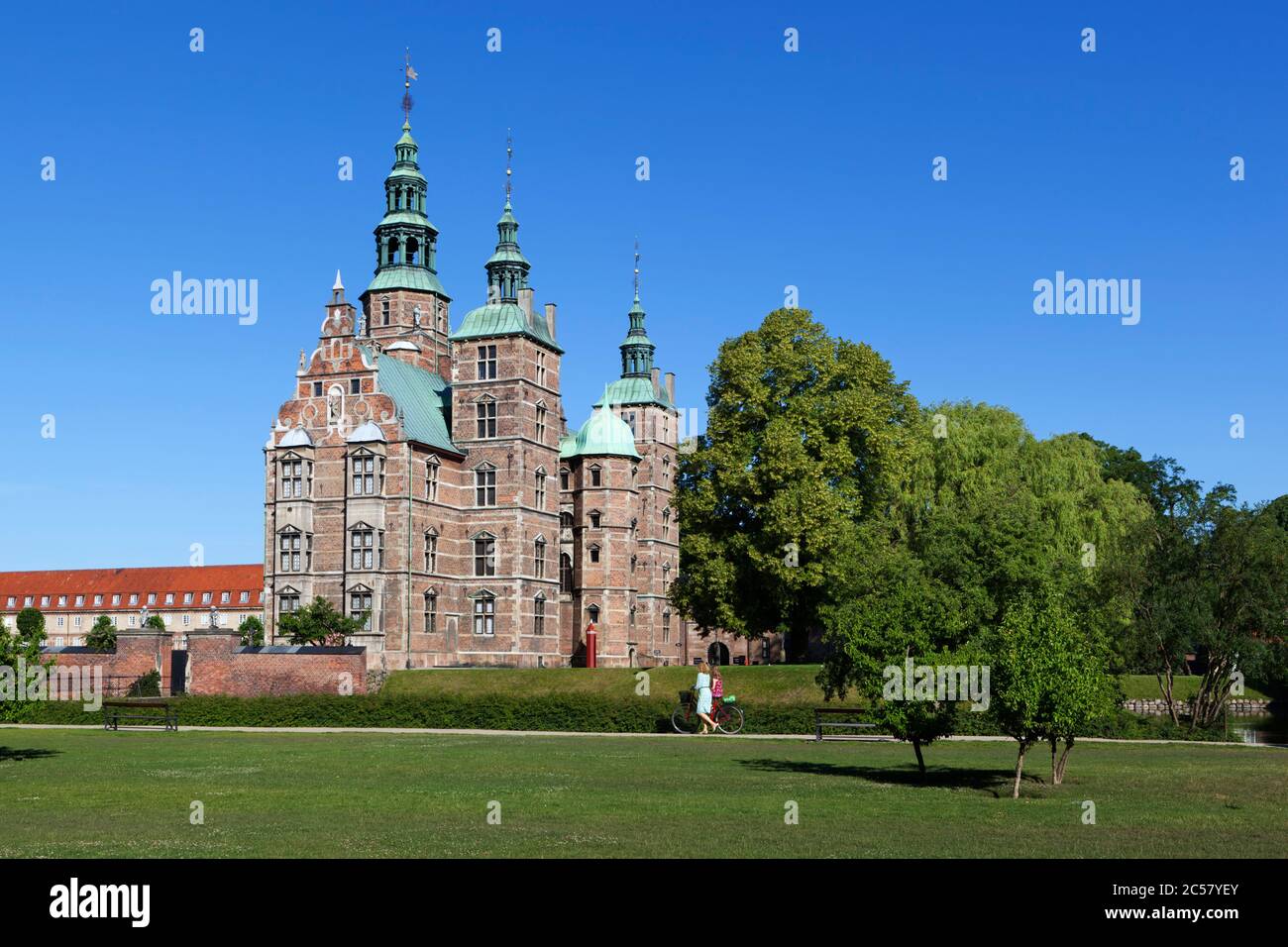 Rosenborg Slot (castle) built as Summer House in 1606-1634 for Christian 4th Stock Photo