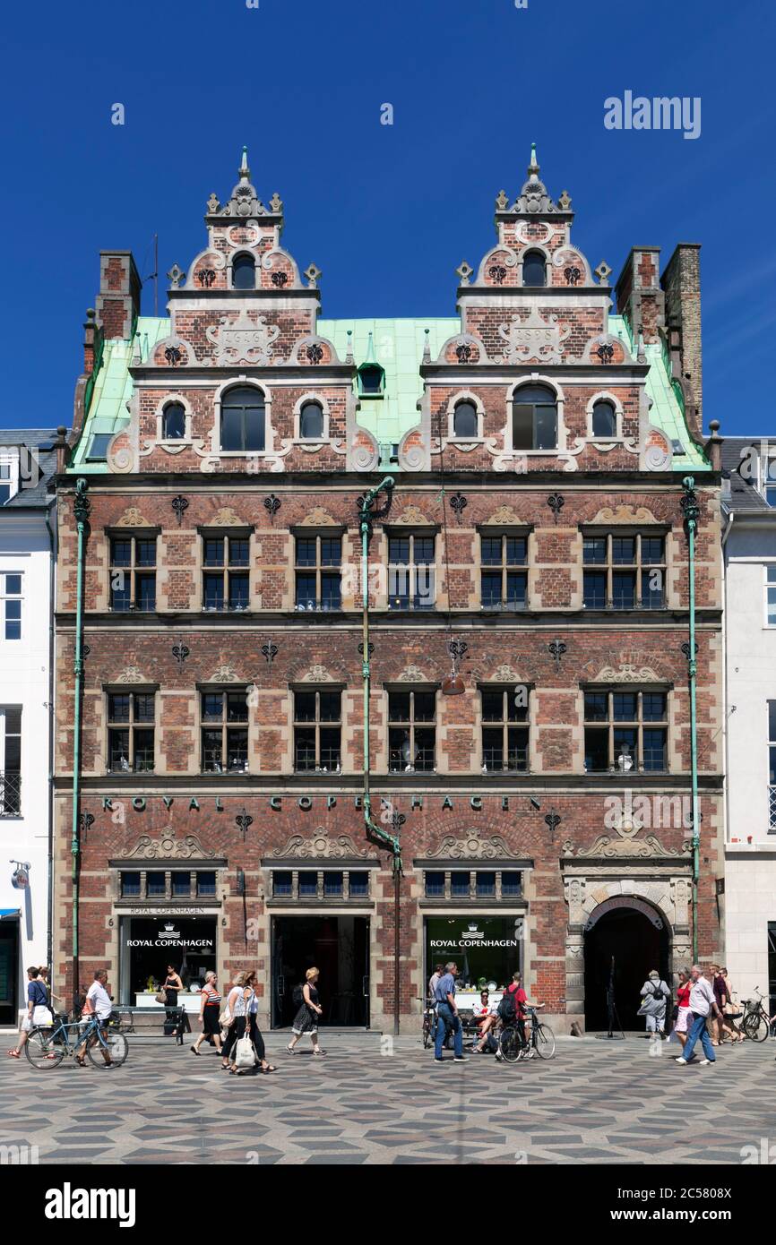 Royal Copenhagen shop along Amagertorv Stroget shopping street Stock Photo  - Alamy