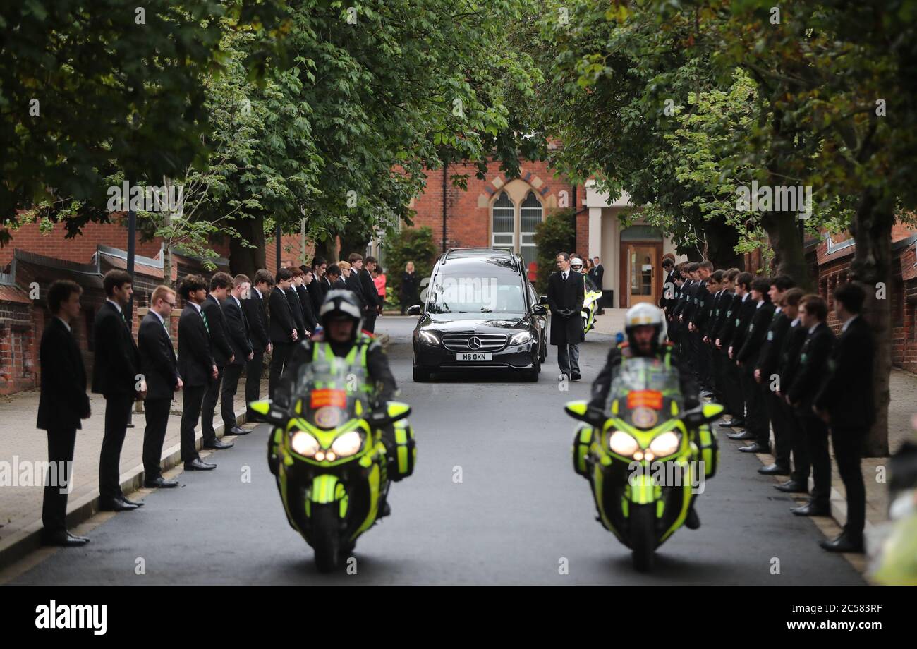 Following his private funeral service at saint patricks church hires