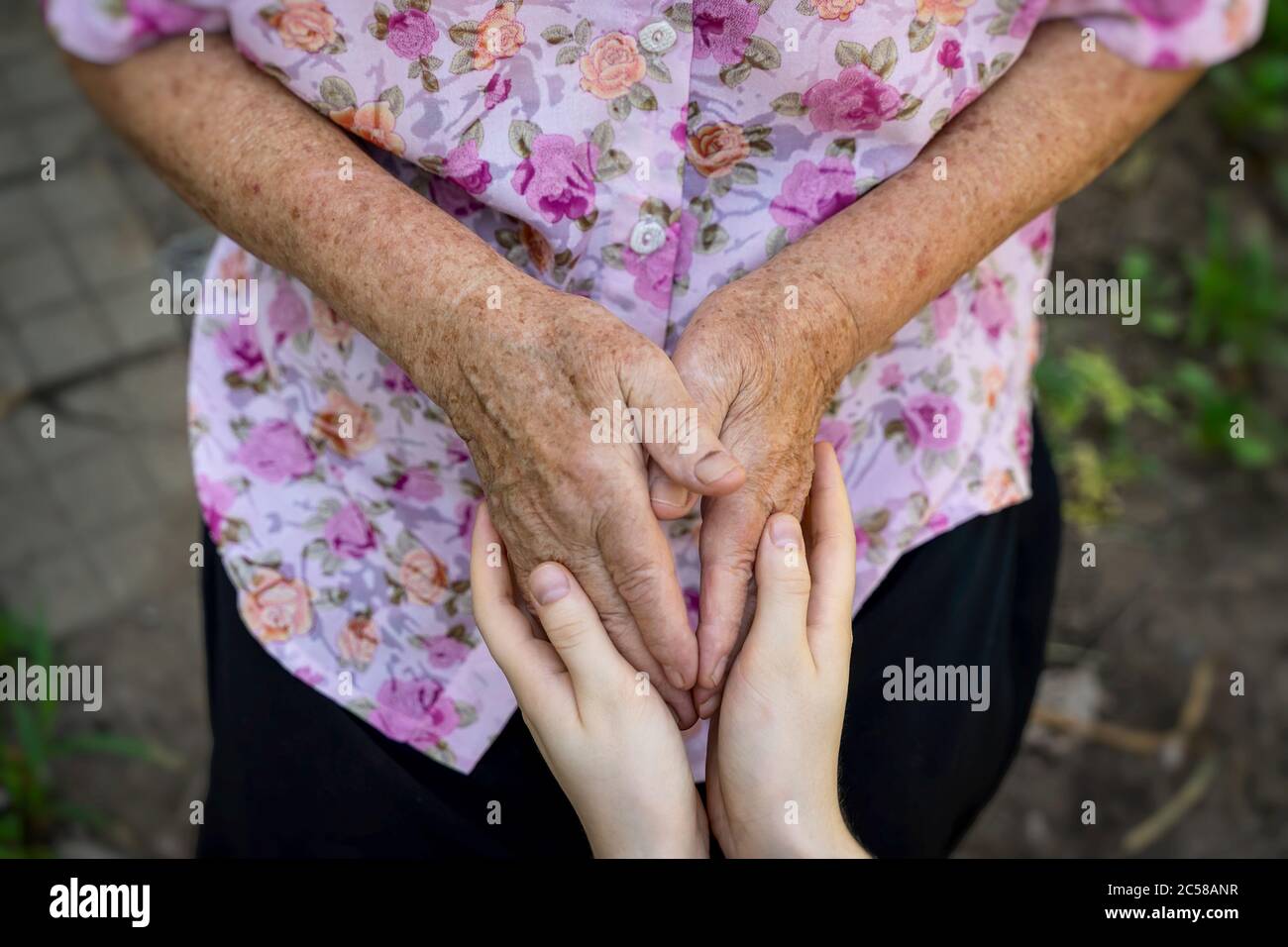 Four Hands Of Different Age Hold Up In The Air On White Stock Photo,  Picture and Royalty Free Image. Image 16134302.
