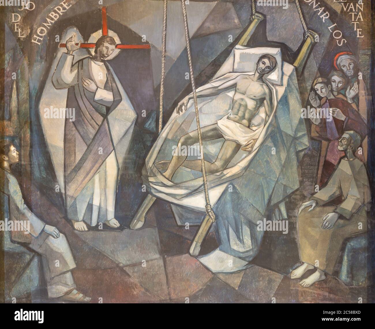 Jesus heals lame man hi-res stock photography and images - Alamy