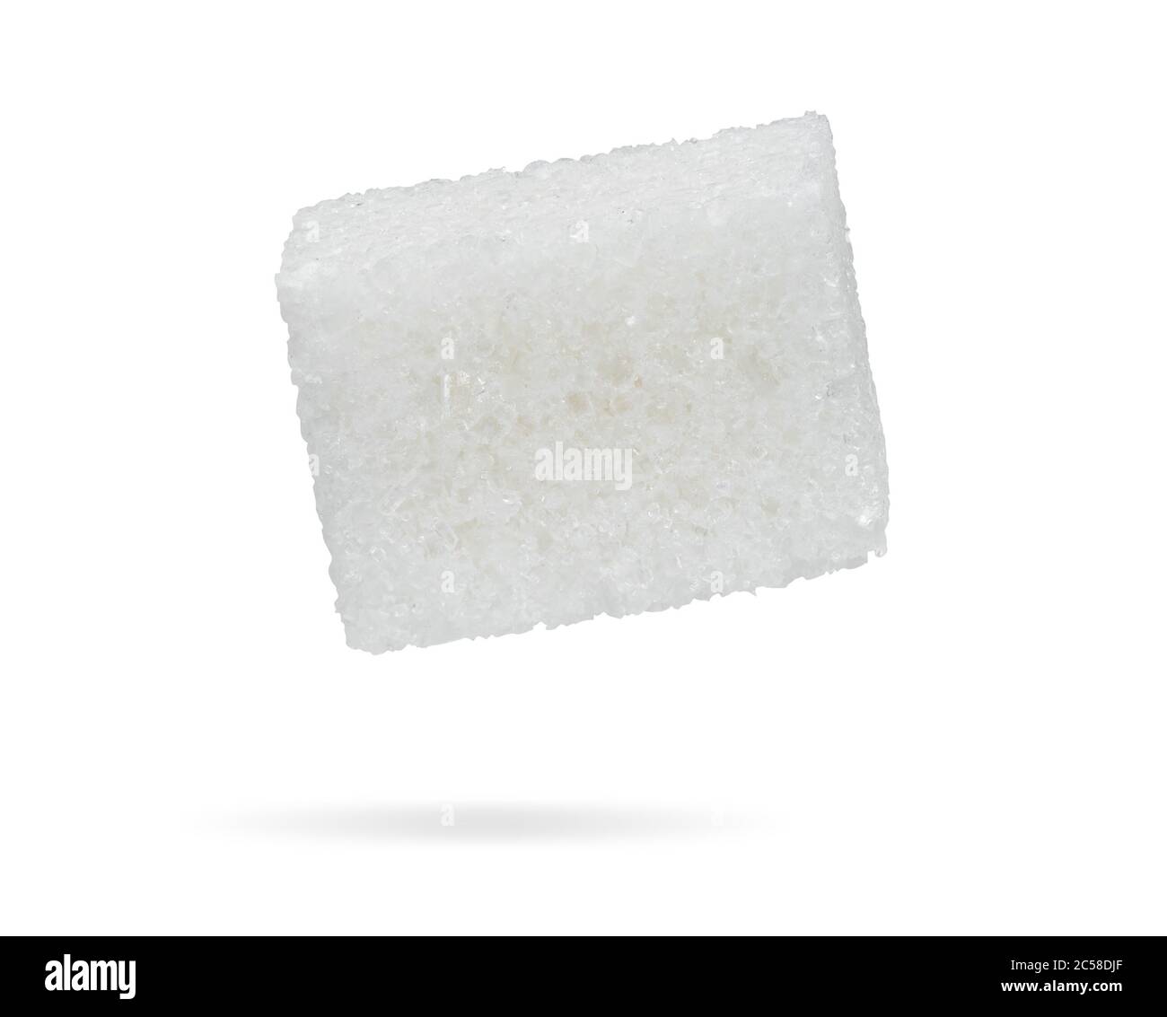 Piece of refined sugar isolated on a white background with clipping path  Stock Photo - Alamy