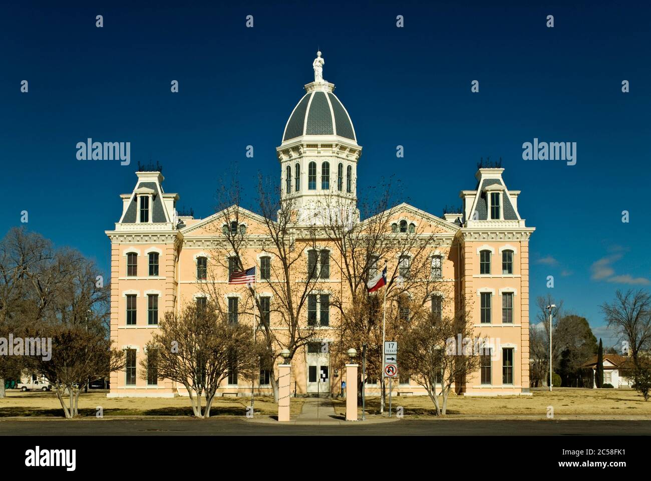 Presidio County Courthouse in Marfa, Texas, USA Stock Photo Alamy