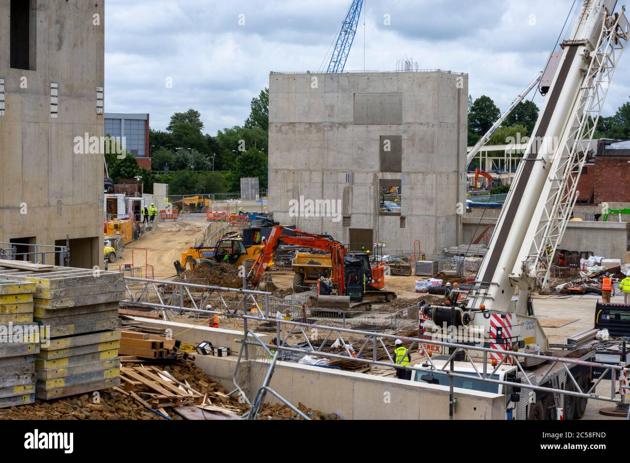 Banbury O2 Banbury, Oxfordshire, England. Regeneration and expansion of Castle ...
