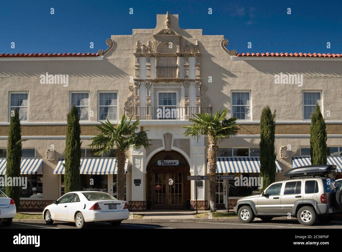 El Paisano Hotel in Marfa, Texas, USA Stock Photo - Alamy