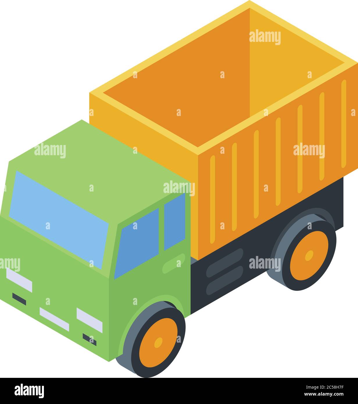 Kid toy truck icon, isometric style Stock Vector Image & Art - Alamy