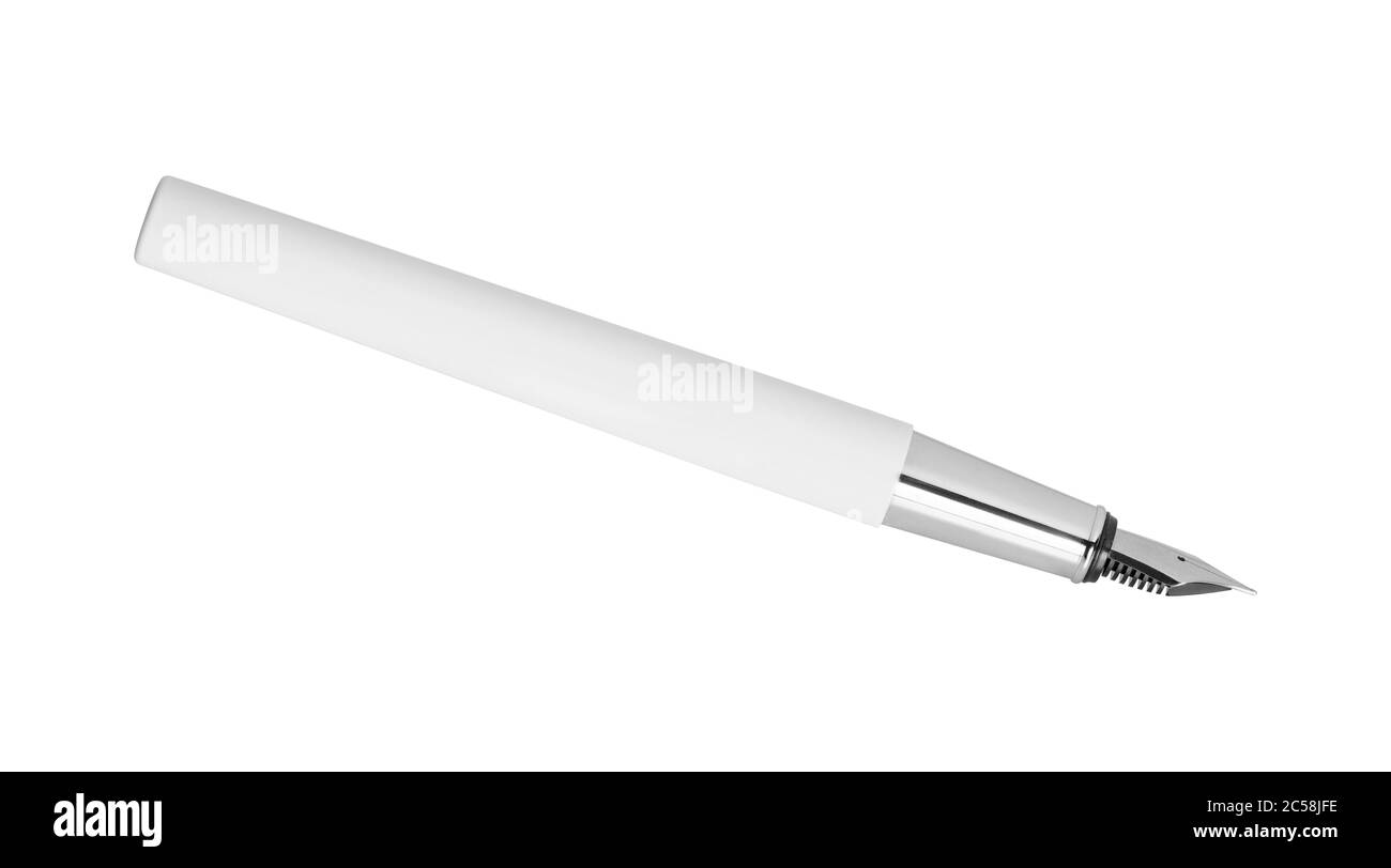 fountain pen isolated on the white background Stock Photo