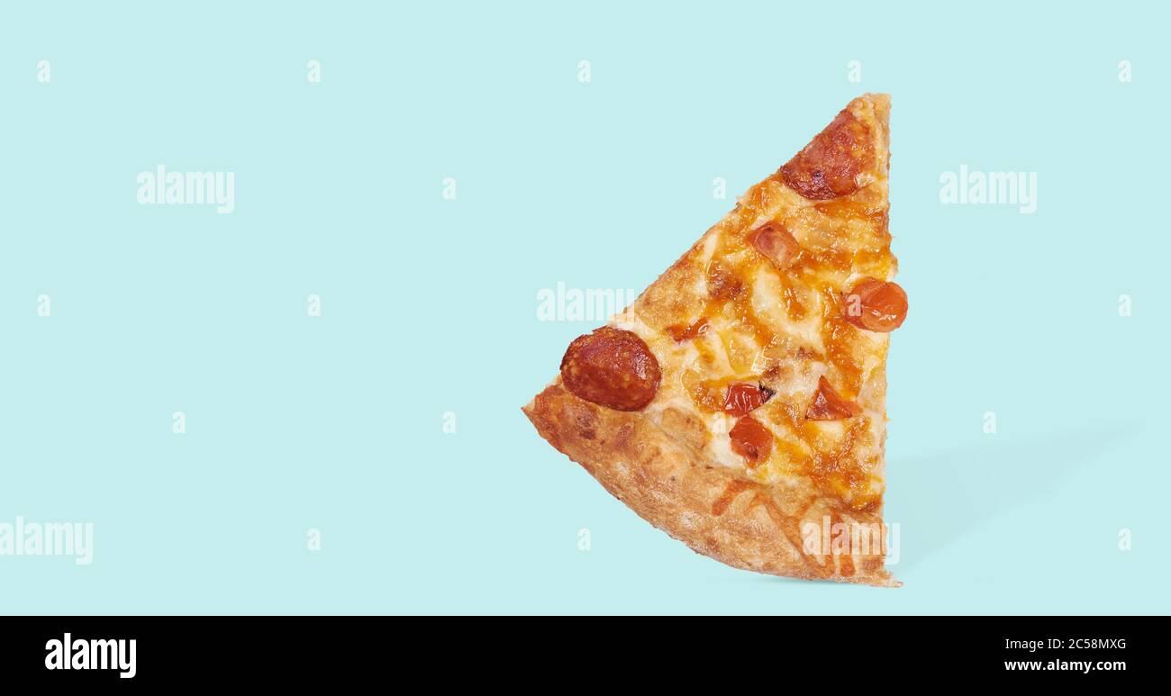 Slice Of Fresh Italian Classic Original Pepperoni Pizza Isolated Stock  Photo - Download Image Now - iStock